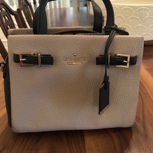 Kate Spade grey and black handbag